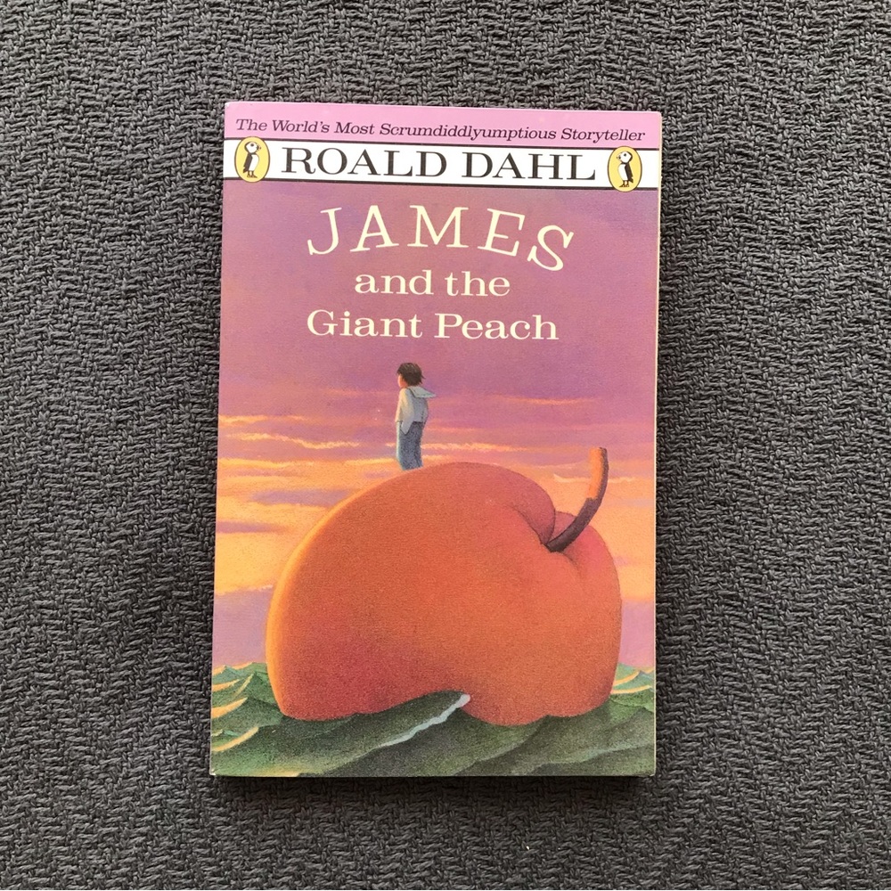 VTG Roald Dahl James and the Giant Peach Classic Young Adult Fiction Penguin